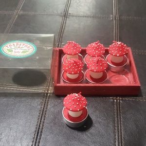 Toadstool Tealight Candles
